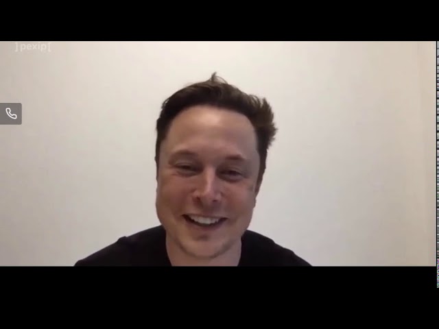 Elon Musk on the Hack Club video call